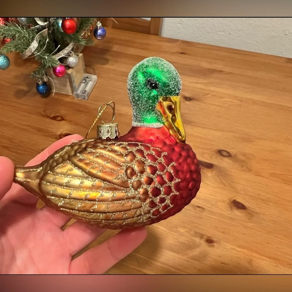 NEW IN BOX Mallard Duck Ornament
